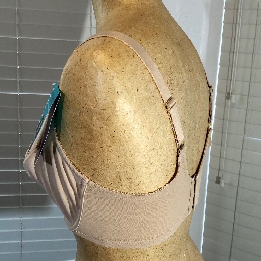 NWT VANITY FAIR bra 36DD cream non padded no poke - Picture 5 of 14